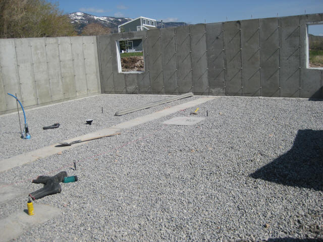 Gravel Base for concrete floor