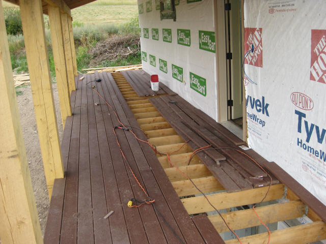 Trex covered deck
