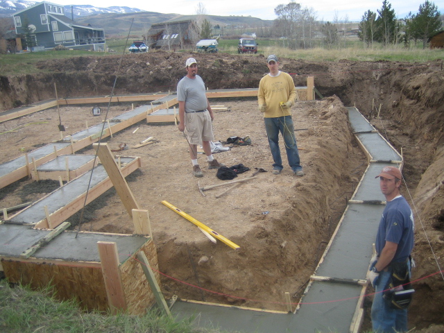 Footings Poured