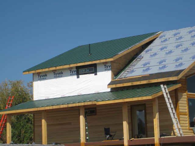 cabin metal roof